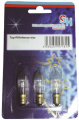 E10 Christmas Lights - E10 Clear Light Bulb Set Of 3 Pcs